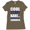 cool story babe, now make me a sandwich Ladies Fitted T-Shirt