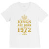 kings are born in 1972 V-Neck Tee
