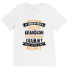 Super Cool Grandson Of A Freaking Awesome Grammy V-Neck Tee