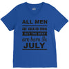 all men are created equal july V-Neck Tee
