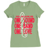 walker high marching band one sound one band one love Ladies Fitted T-Shirt