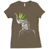 tribal parrot Ladies Fitted T-Shirt