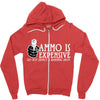 ammo is expensive Zipper Hoodie