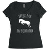 j'peux pas j'ai &eacute;quitation blc Women's Triblend Scoop T-shirt
