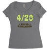 never remember Women's Triblend Scoop T-shirt