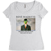René Magritte The Son Of Man Women's Triblend Scoop T-shirt