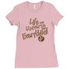 the answer to the question Ladies Fitted T-Shirt