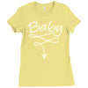 baby belly Ladies Fitted T-Shirt