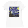 tardis starry night Ladies Fitted T-Shirt