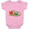 blt together forever Baby Onesie
