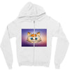 Orange cat Zipper Hoodie