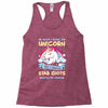 I Wish I Were a Unicorn So I Could Stab Idiots with My Head Racerback Tank