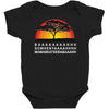 lion chant t   funny  lions joke king savannah africa retro big cat Baby Bodysuit