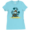 save the galaxy Ladies Fitted T-Shirt