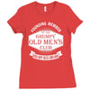 new grumpy old men's club Ladies Fitted T-Shirt