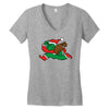 stealingchristmas2 Women's V-Neck T-Shirt