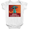 i want to believe santa parody Baby Bodysuit