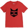 meow or never cat V-Neck Tee