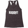 happy Racerback Tank
