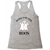 here for the boos Racerback Tank