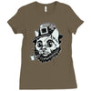 lepre cat Ladies Fitted T-Shirt