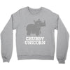 chubby unicorn rhino Crewneck Sweatshirt