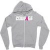 courage Zipper Hoodie
