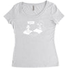 chess capture the pawn Women's Triblend Scoop T-shirt