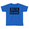 Delta Gamma Black Toddler T-shirt