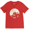 Mountain Wildlife V-Neck Tee