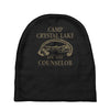 camp crystal lake best trending Baby Beanies
