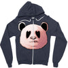 panda in love Zipper Hoodie