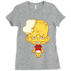 popelbob popcornkopf Ladies Fitted T-Shirt