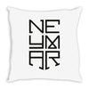 neyma black logo Throw Pillow
