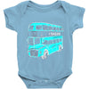 london double decker bus Baby Onesie
