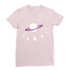Saturn Swing Ladies Fitted T-Shirt