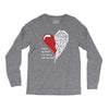half of my heart is in heaven with my angel Long Sleeve Shirts