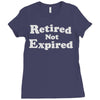 retired not expired Ladies Fitted T-Shirt
