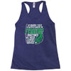talk to myself fishing Racerback Tank