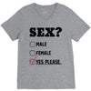 Sex Yes Please V-Neck Tee