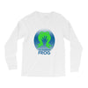 the green frog Long Sleeve Shirts