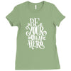 be your own hero Ladies Fitted T-Shirt