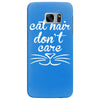 cat hair don't care cute crazy cat Samsung Galaxy S7 Edge
