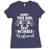 sorry this girl is already taken by a super sexy october boyfriend Ladies Fitted T-Shirt