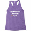 Hamburger Racerback Tank