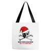 skull christmas Tote Bags