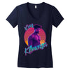 king killmonger Women's V-Neck T-Shirt