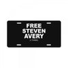free steven avery License Plate