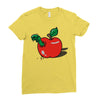 apple burster Ladies Fitted T-Shirt