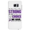 we don't know how strong we are until being strong is the only choice Samsung Galaxy S7 Edge Case